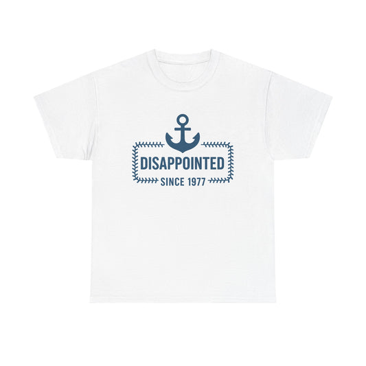 Seattle Unisex Tee - Disappointed Since '77 – Baseball Stitch Edition